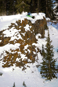 Skier: Sean Pettit Description: Cliff's